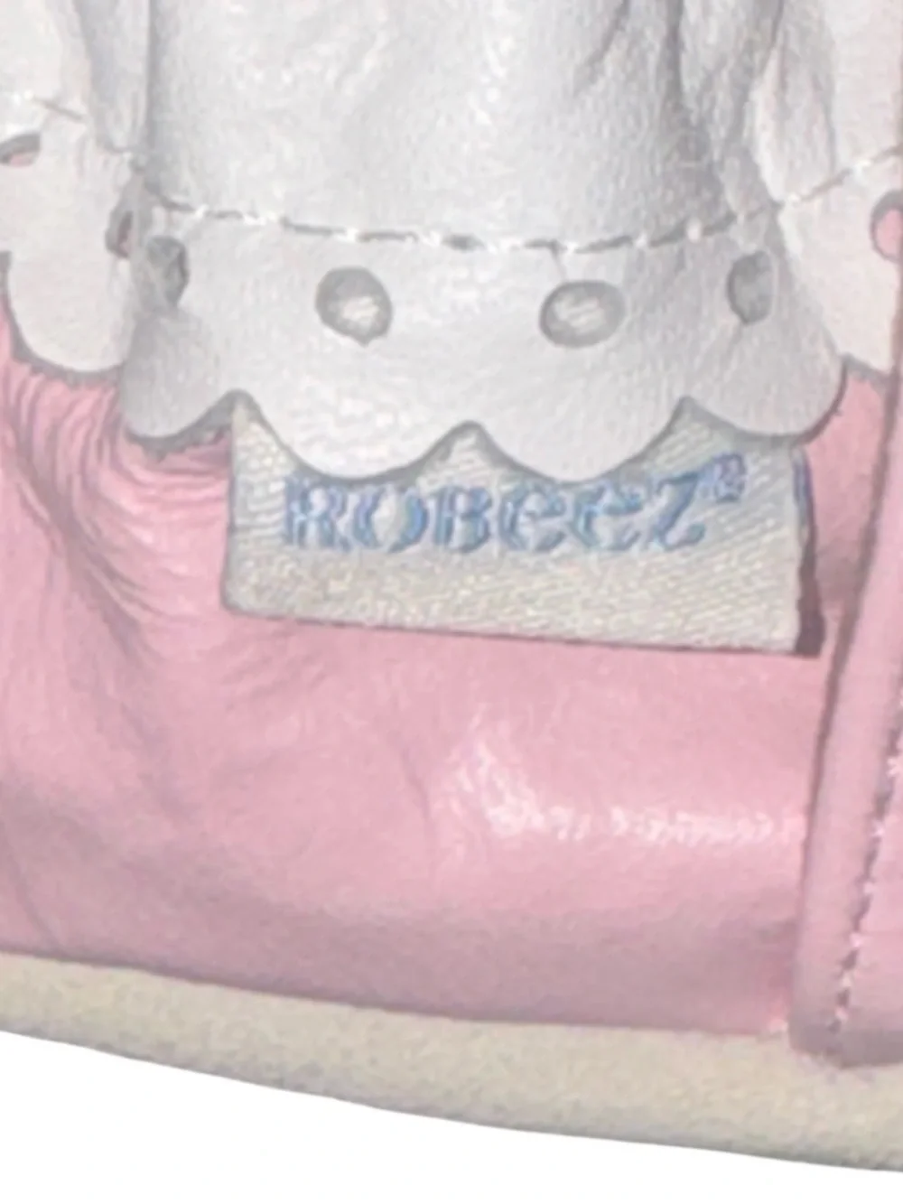 NIP 🐰NEW💥 ROBEEZ Bunny soft sole baby girls shoes size 18-24 months 5 5.5 6
